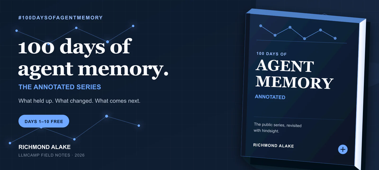 Cover of the 100 Days of Agent Memory annotated ebook